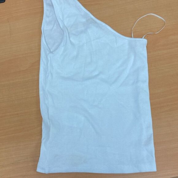 Madewell Supima Rib One-Shoulder Tank - Picture 6 of 8